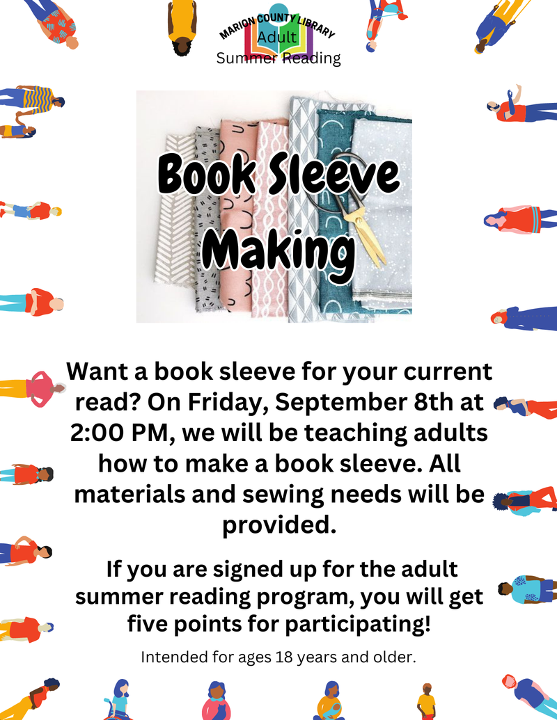 Adult Reading Program: Book Sleeves Adult Reading Program: Book Sleeves