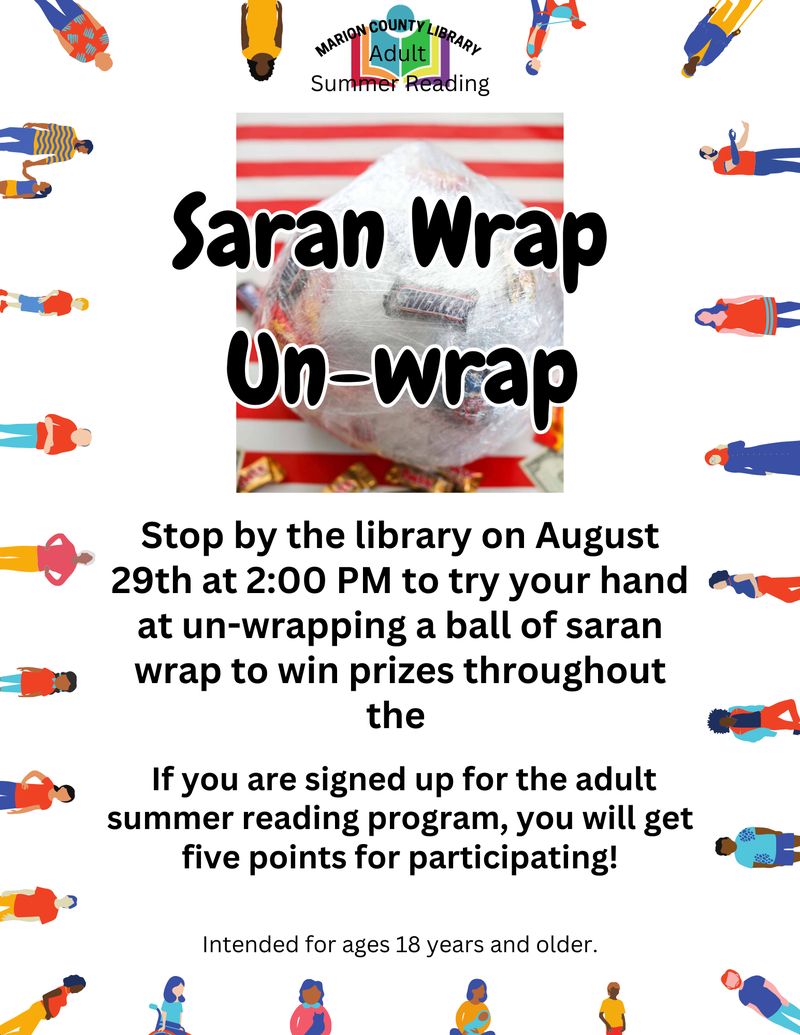 Adult Reading Program: Saran Wrap Un-Wrap Adult Reading Program: Saran Wrap Un-Wrap