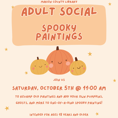 Adult Social: Spooky Paintings