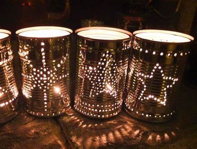 Summer Craft: Tin Can Lanterns